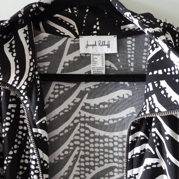 Joseph Ribkoff zipperd blazer - Picture 4 of 6